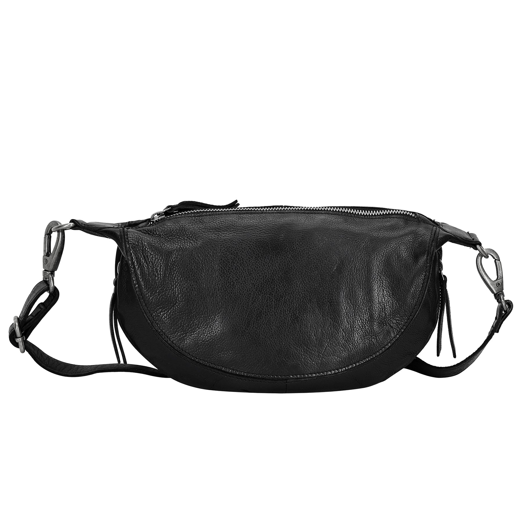 Beacon Stain-Washed Leather Shoulder Bag