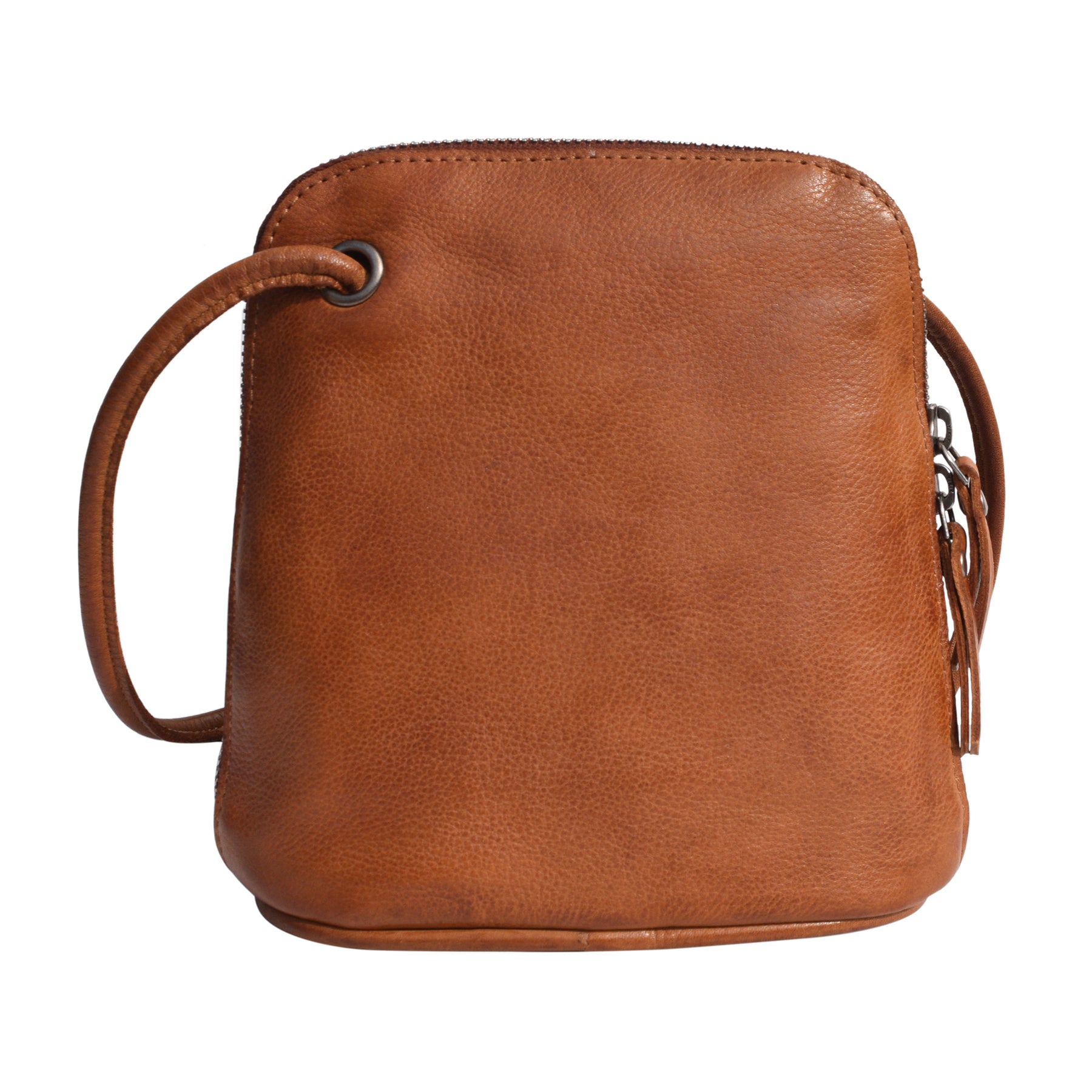 Beacon Stain-Washed Leather Shoulder Bag