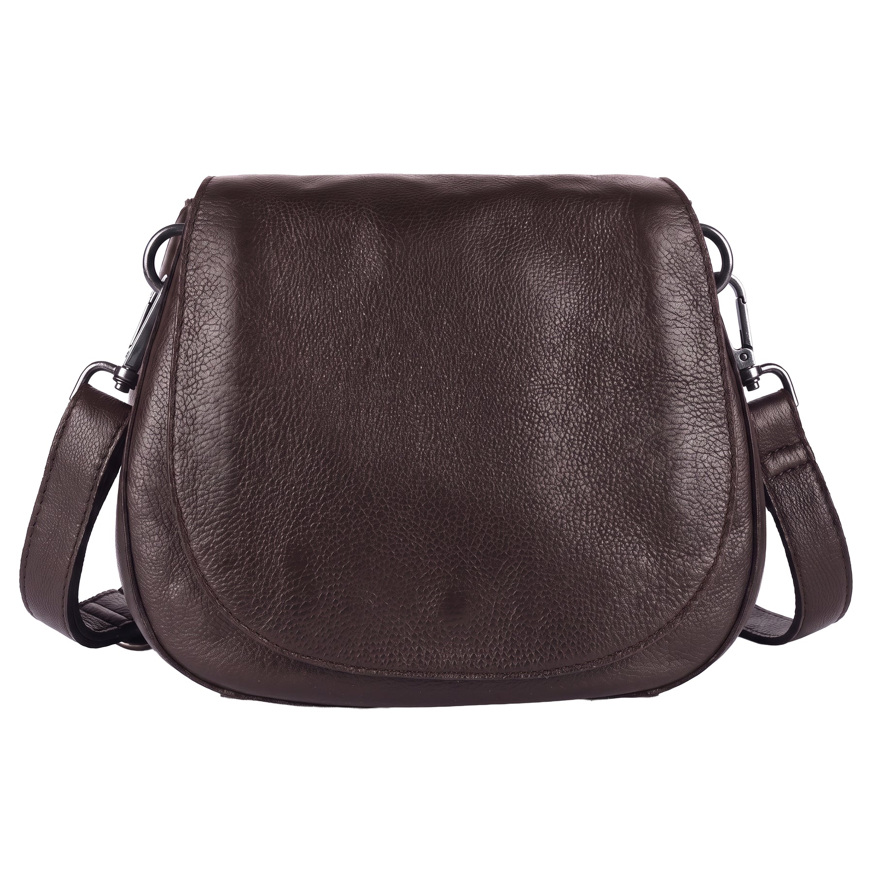 Ridge Stain-Washed Leather Crossbody Bag
