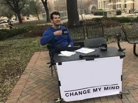 Change My Mind meme about Latico Leathers