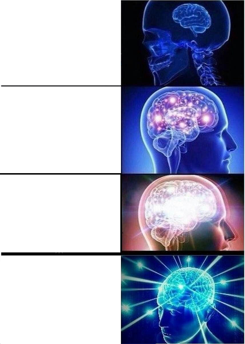 Expanding Brain meme about Latico Leathers
